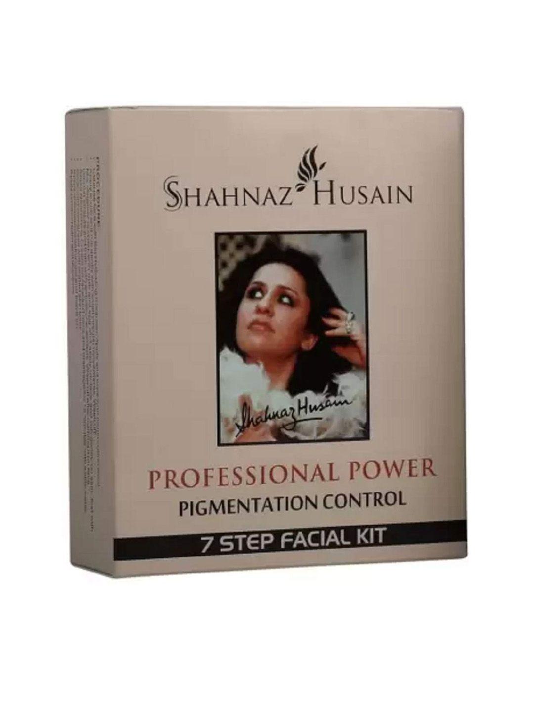 shahnaz husain professional power pigmentation control 7 step facial kit 45g + 15ml