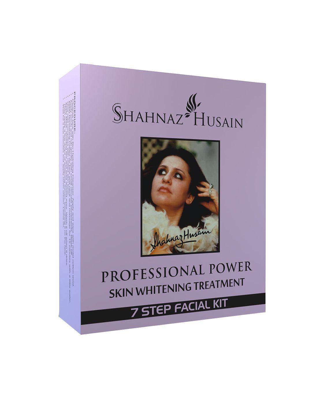 shahnaz husain professional power skin whitening treatment 7 steps facial kit 48 gm+15ml