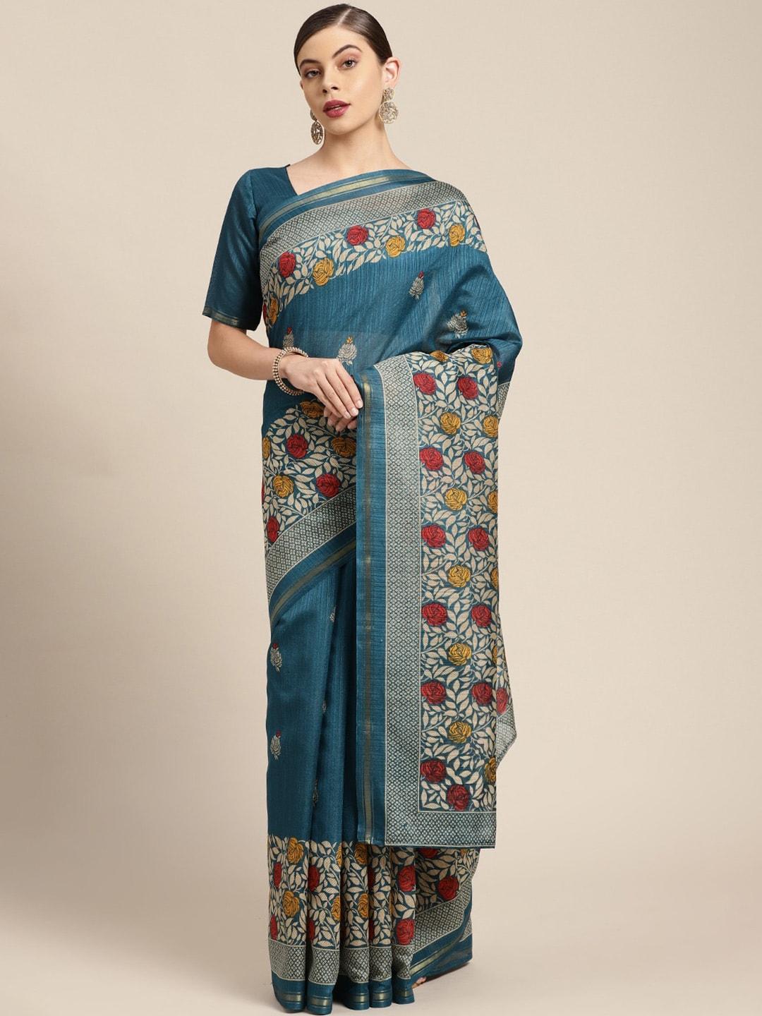 shaily ethnic motifs zari art silk saree