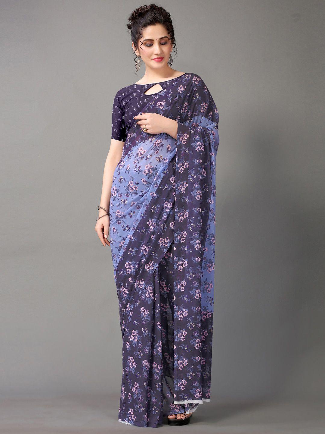 shaily floral printed saree