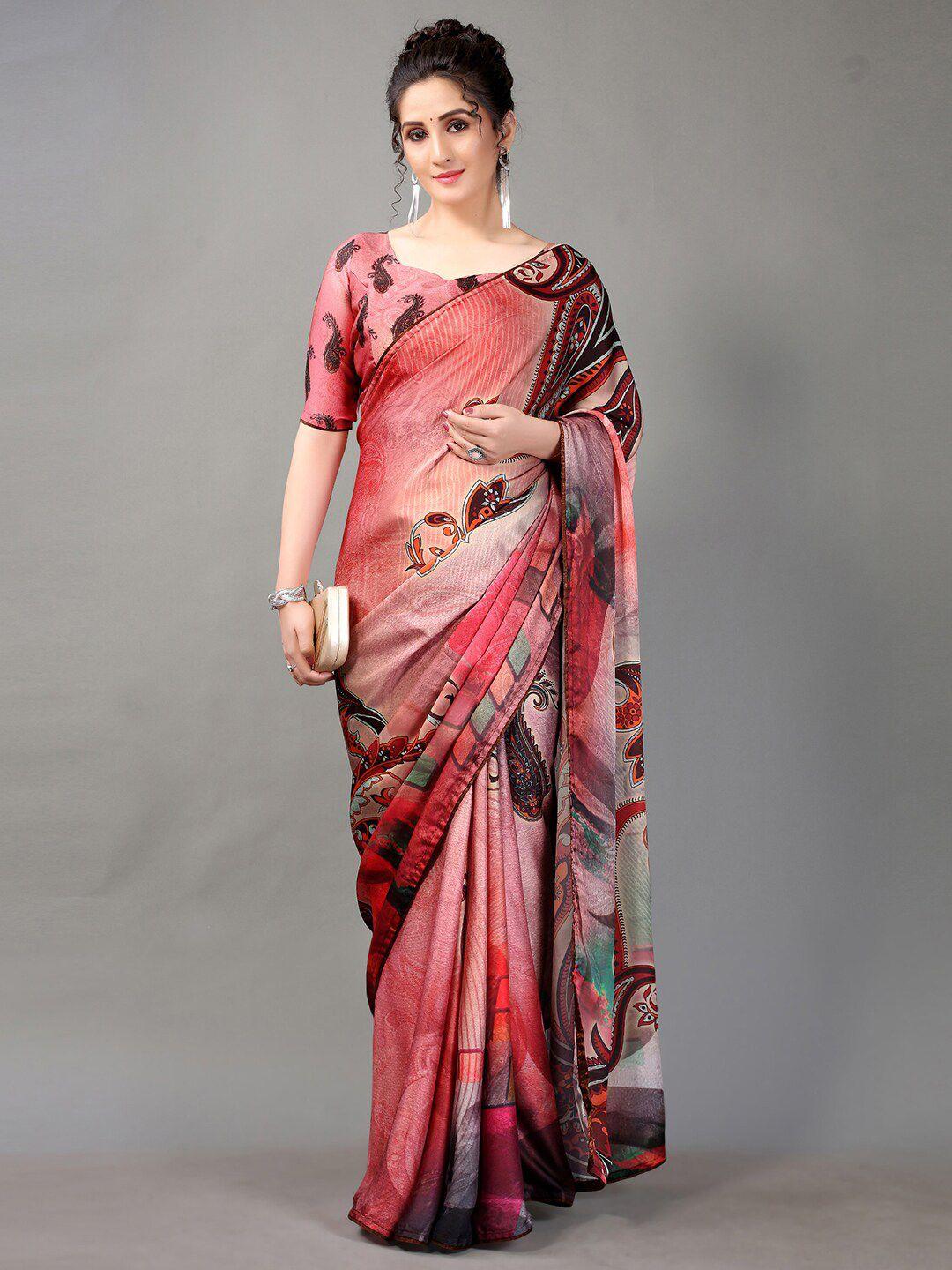 shaily ethnic motifs satin saree