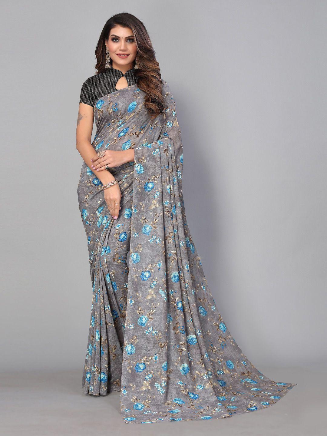 shaily floral printed saree