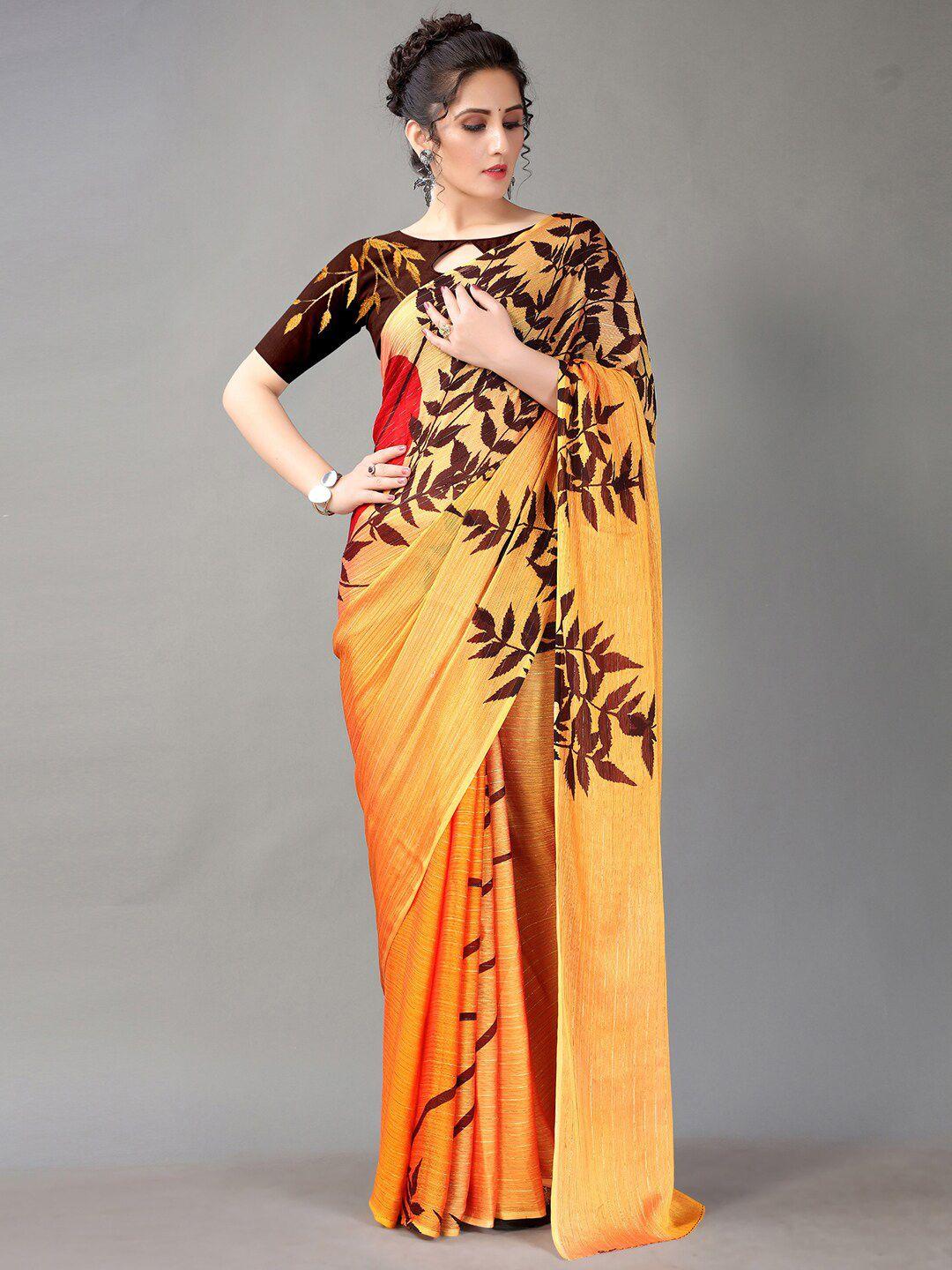 shaily floral printed saree