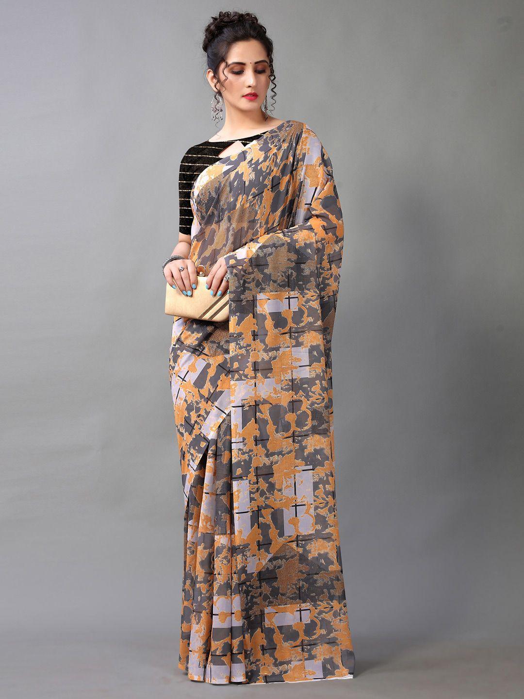 shaily geometric printed saree