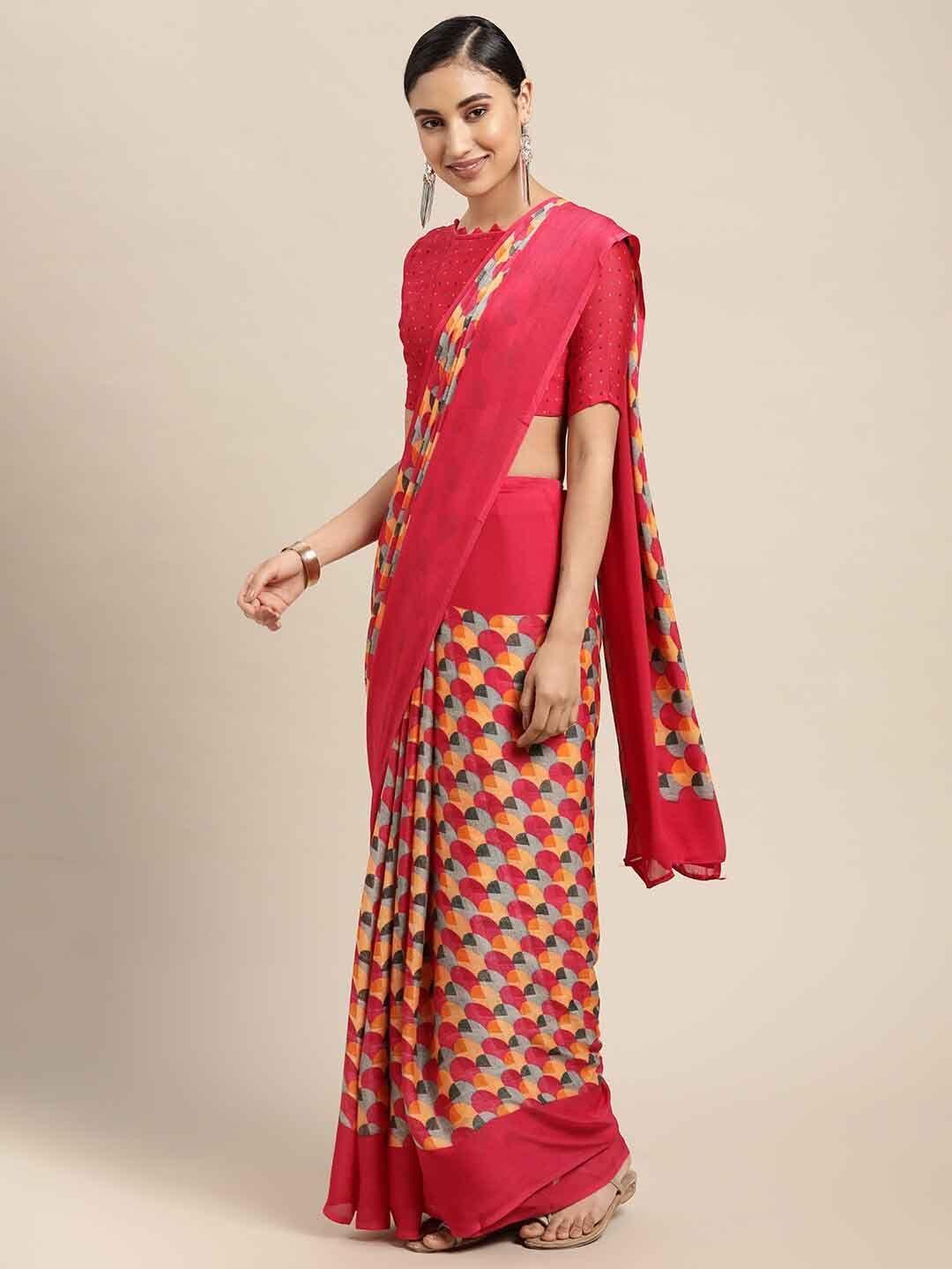 shaily poly georgette saree