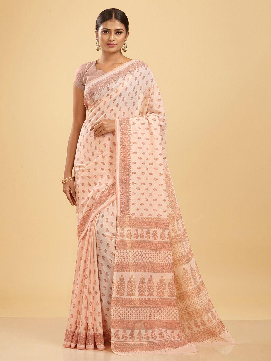 shanvika floral printed saree