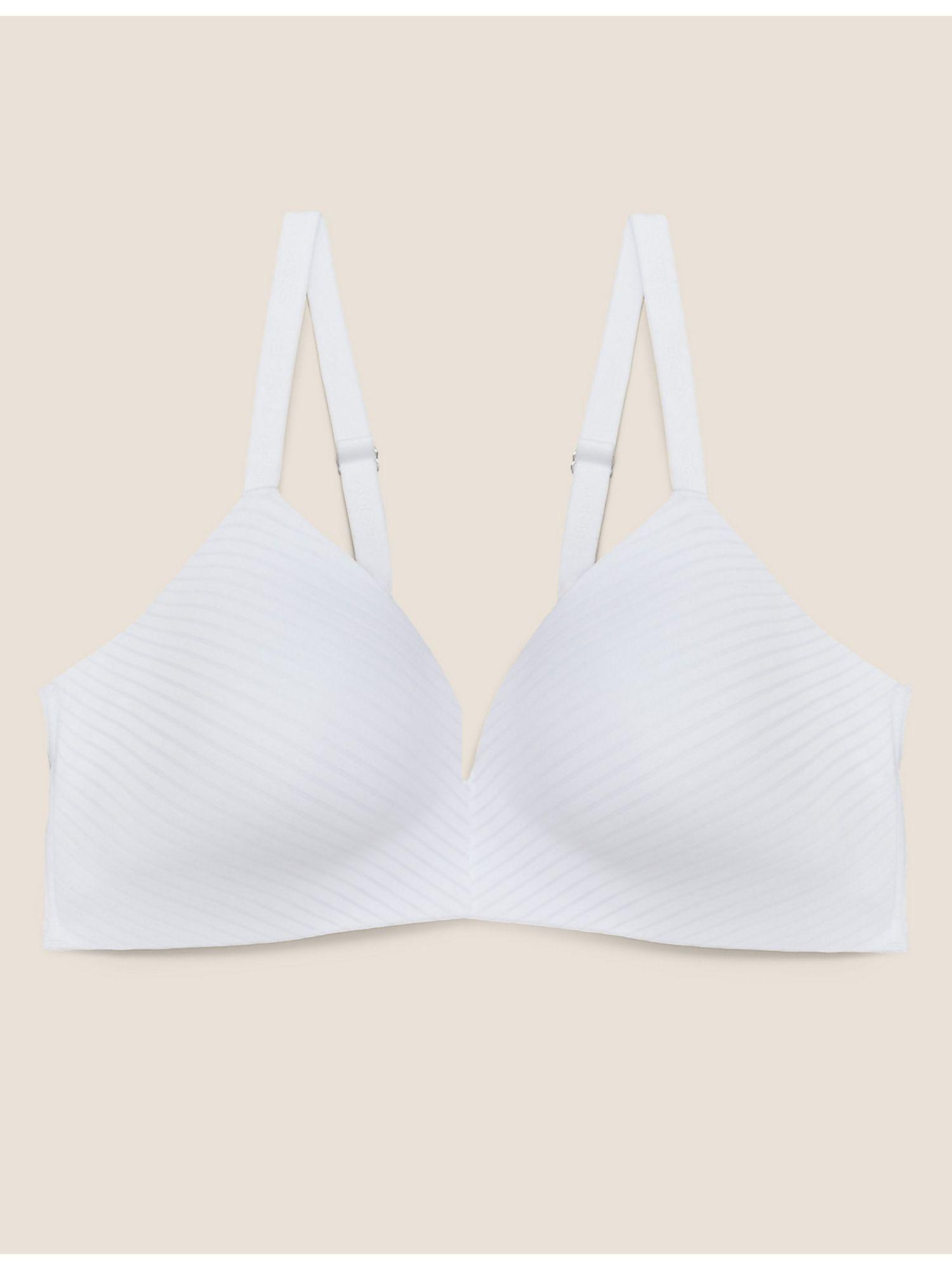 shape define non wired full cup t-shirt bra - white