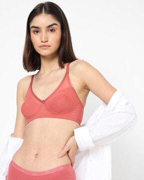 shaper bra with mesh panel