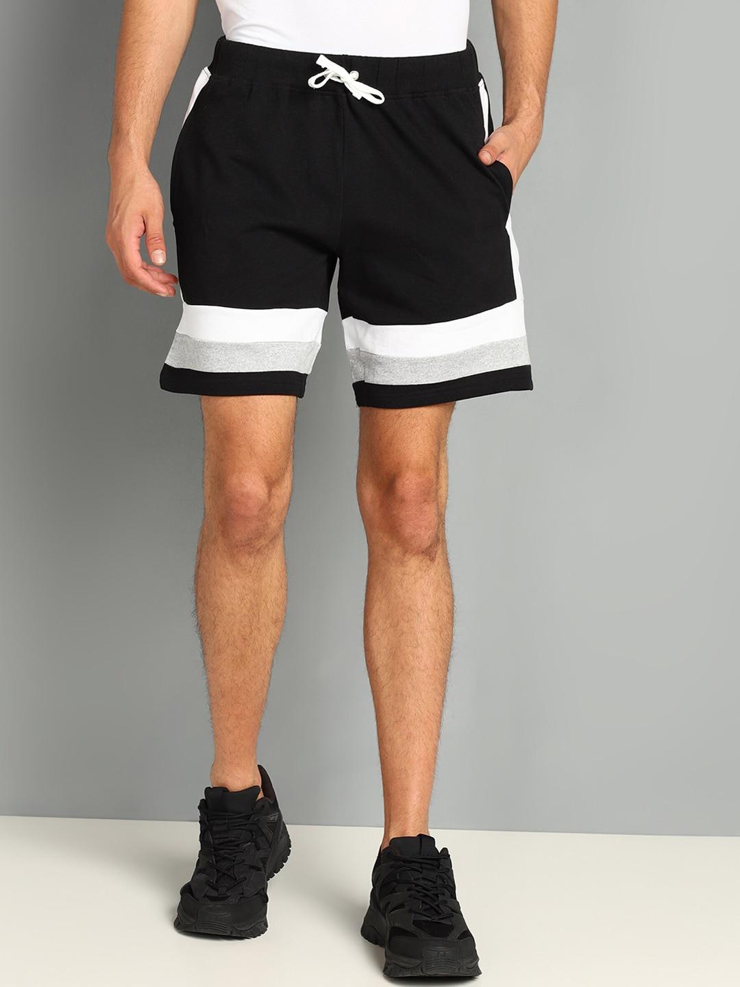 sharktribe men black sports shorts