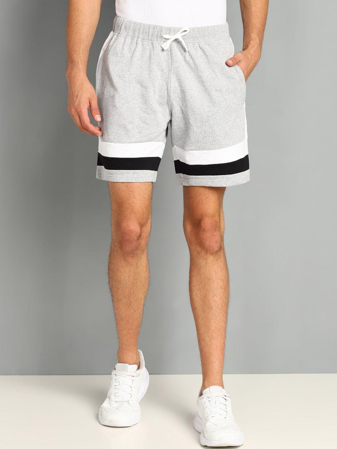 sharktribe men melange cotton sports shorts