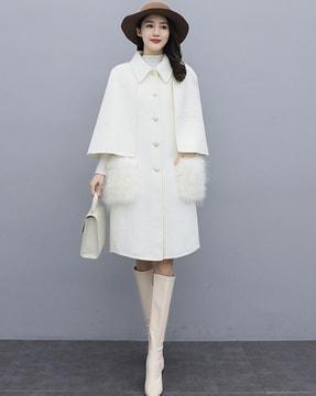 shawl cloak woolen peacoat