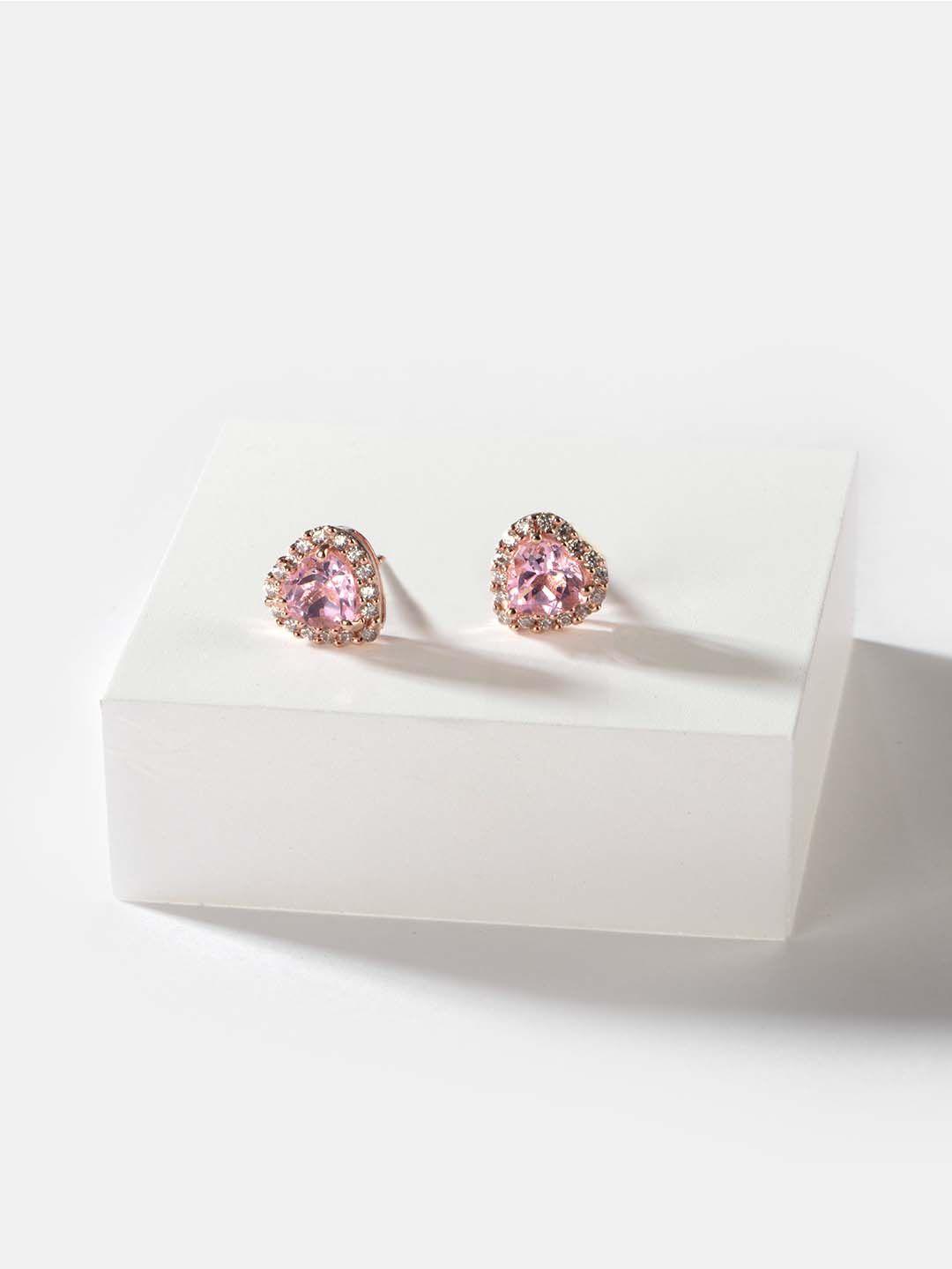 shaya gold-toned contemporary studs earrings