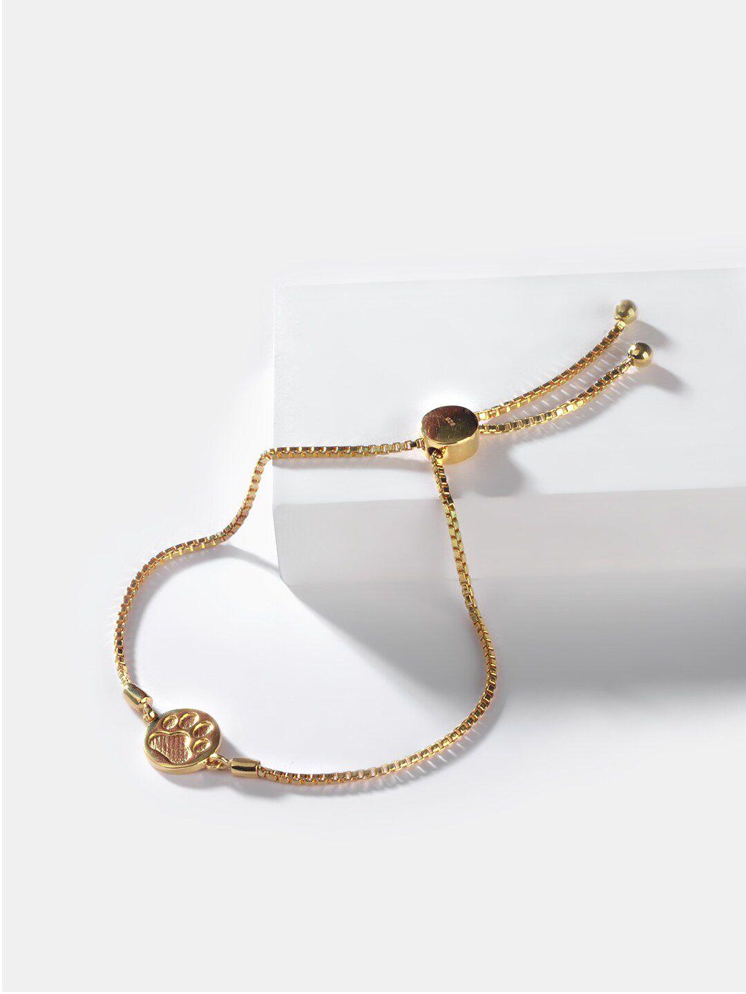 shaya women gold-plated 925 silver wraparound bracelet