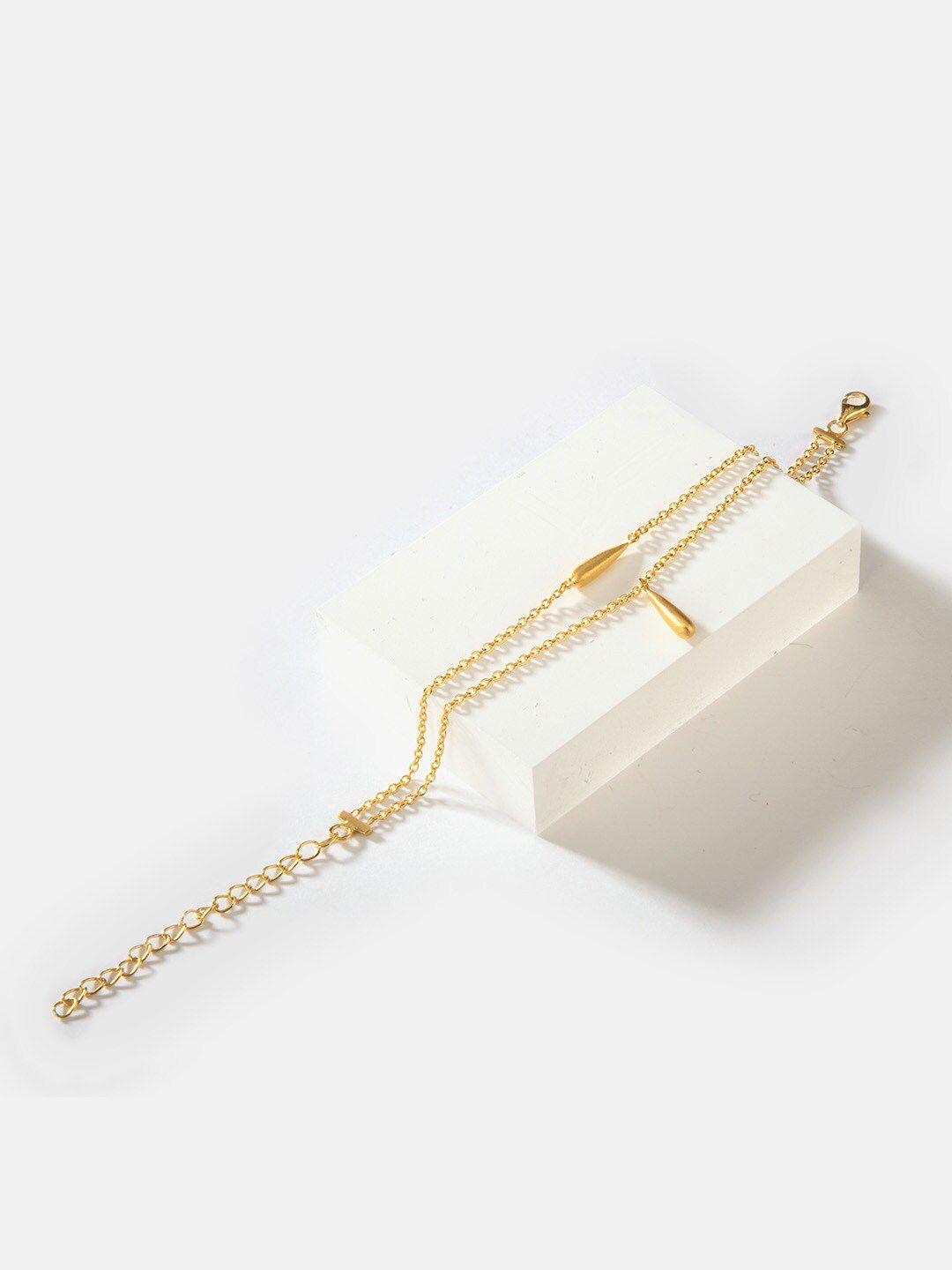 shaya women gold-toned silver gold-plated cuff bracelet