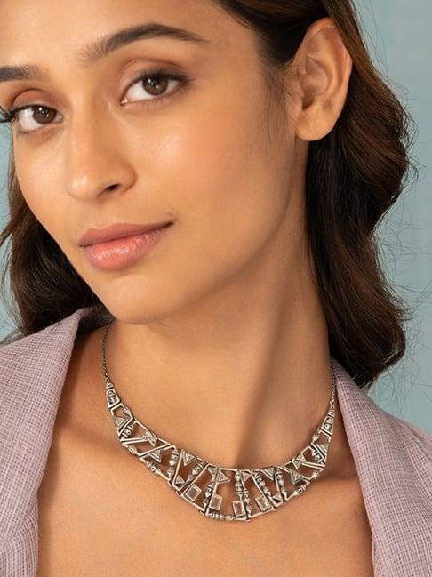 shaya 92.5 sterling silver white gold a muse called jyoti matilda necklace for women