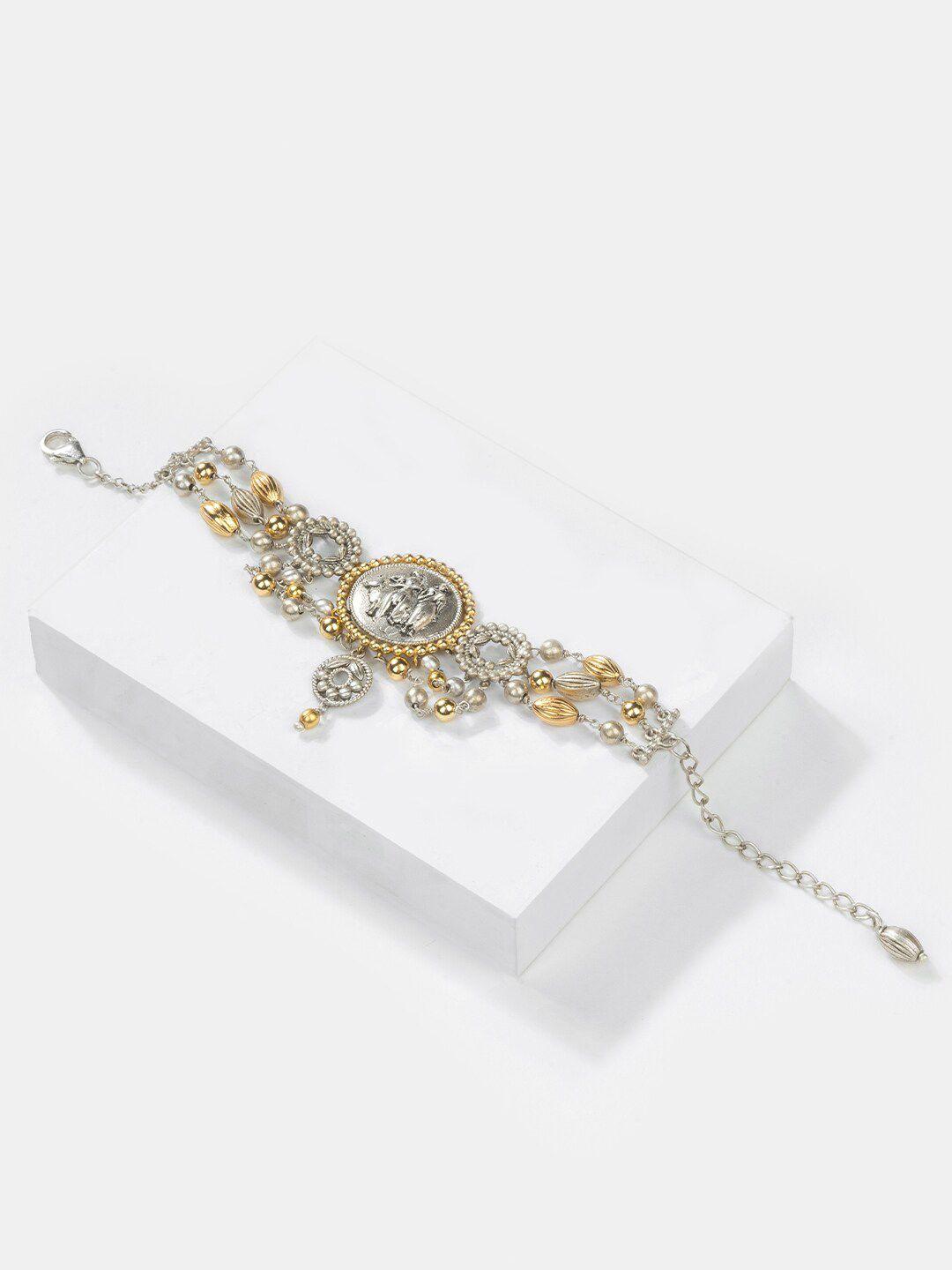 shaya 925 sterling silver gold-plated link bracelet