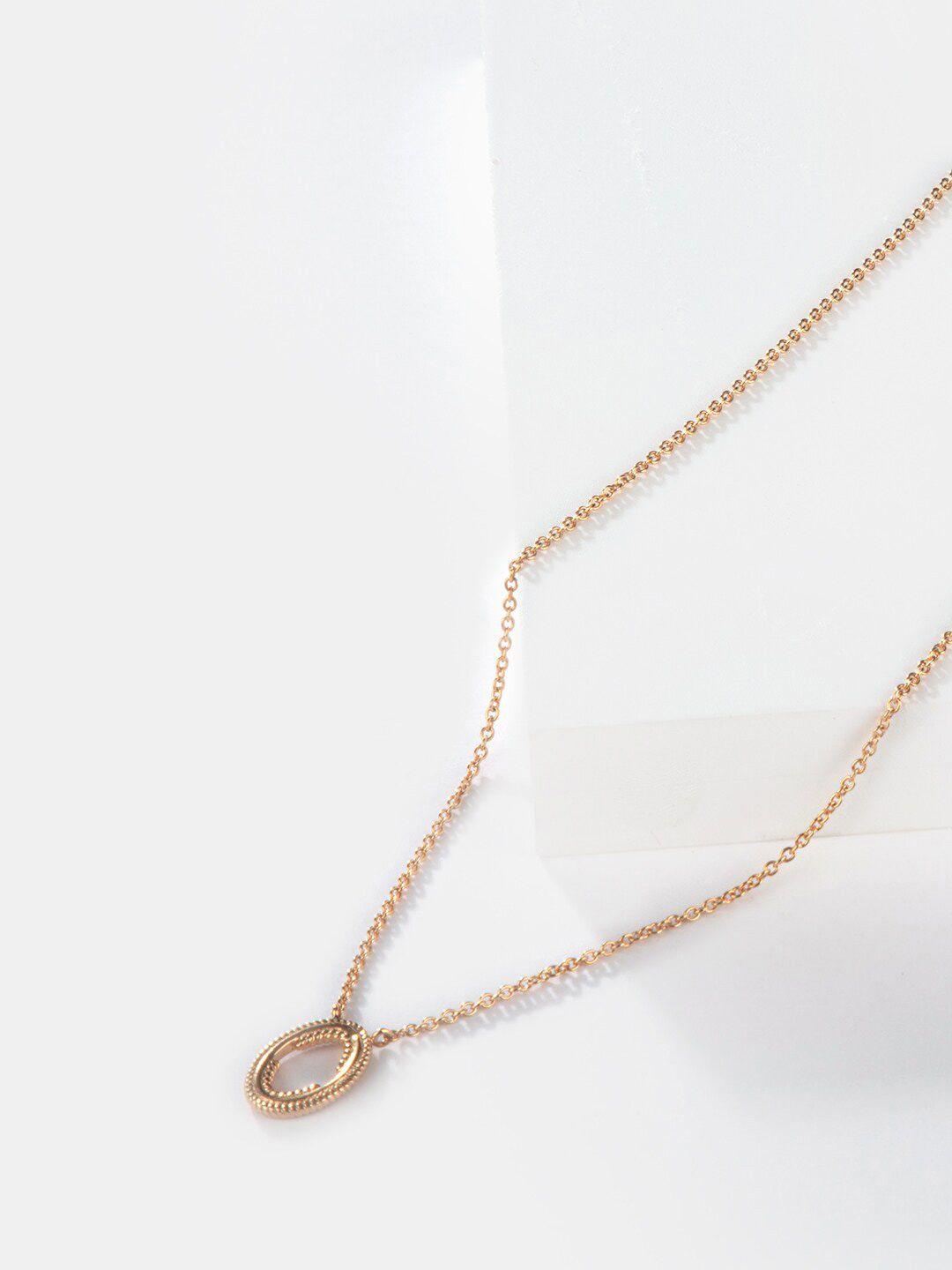 shaya gold-toned 925 sterling silver gold-plated necklace