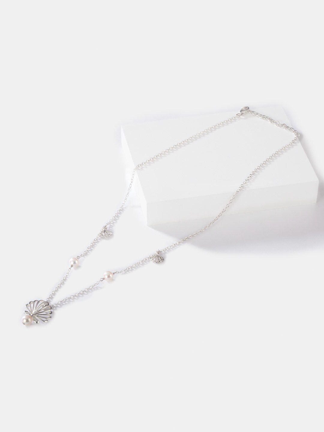 shaya silver-toned sterling silver chain