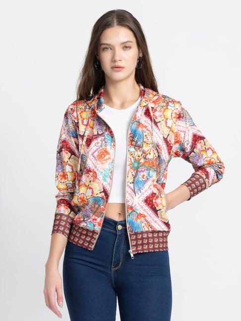 shaye multicolor floral print jacket
