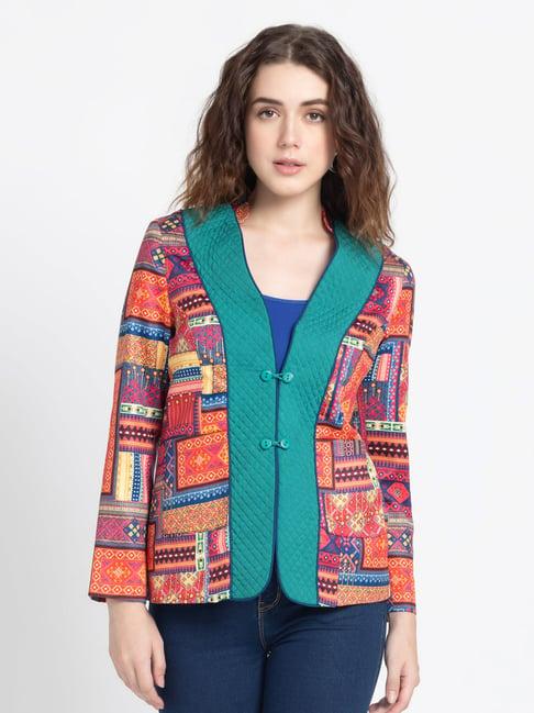 shaye multicolor printed blazer