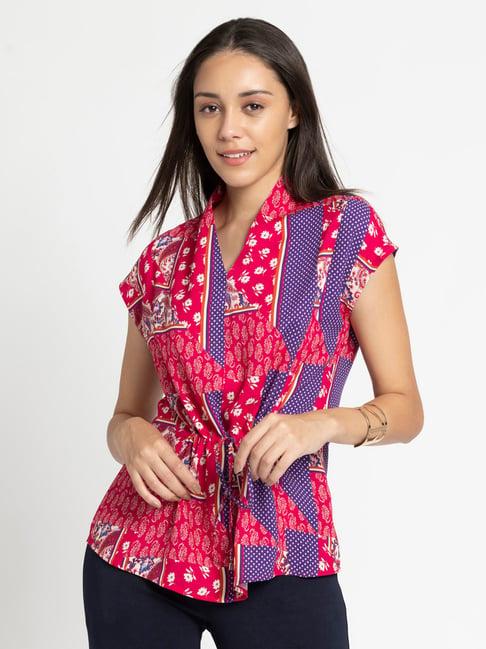 shaye multicolor printed top