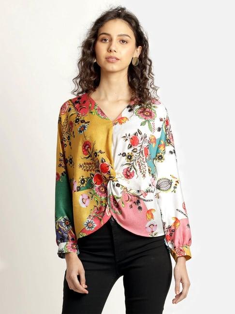 shaye multicolor printed top