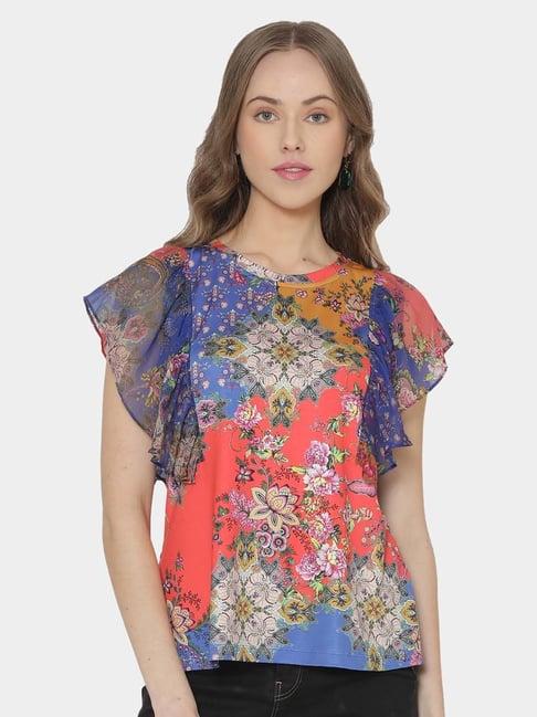 shaye multicolor printed top