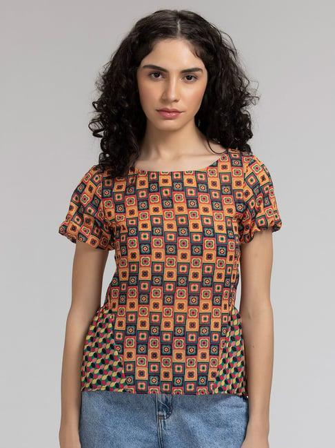 shaye multicolor printed top