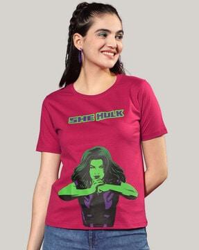 she hulk round-neck t-shirt