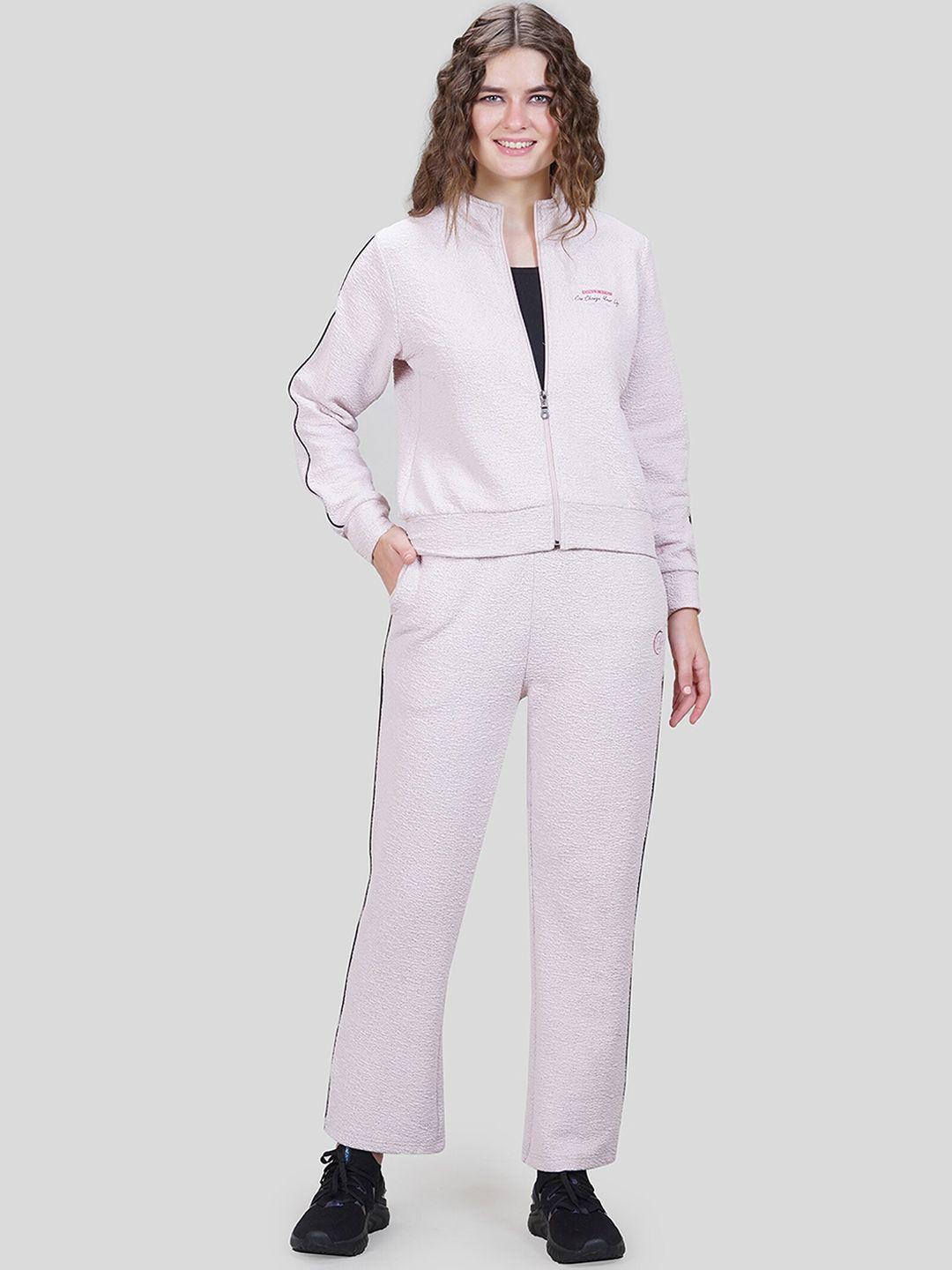 she n she jacquard hosiery tracksuit