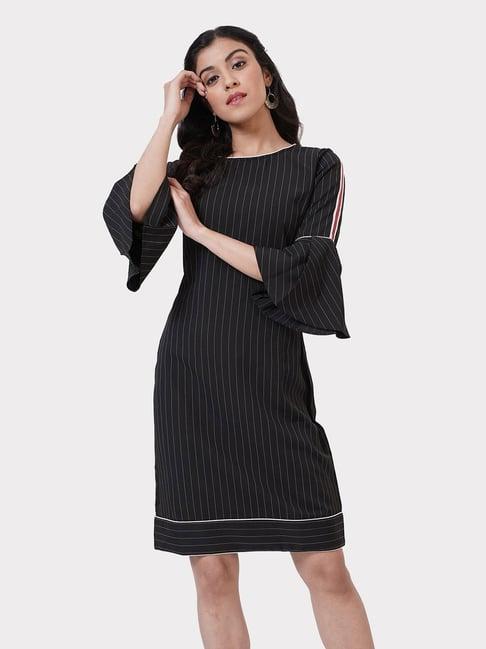 sheczzar black striped dress