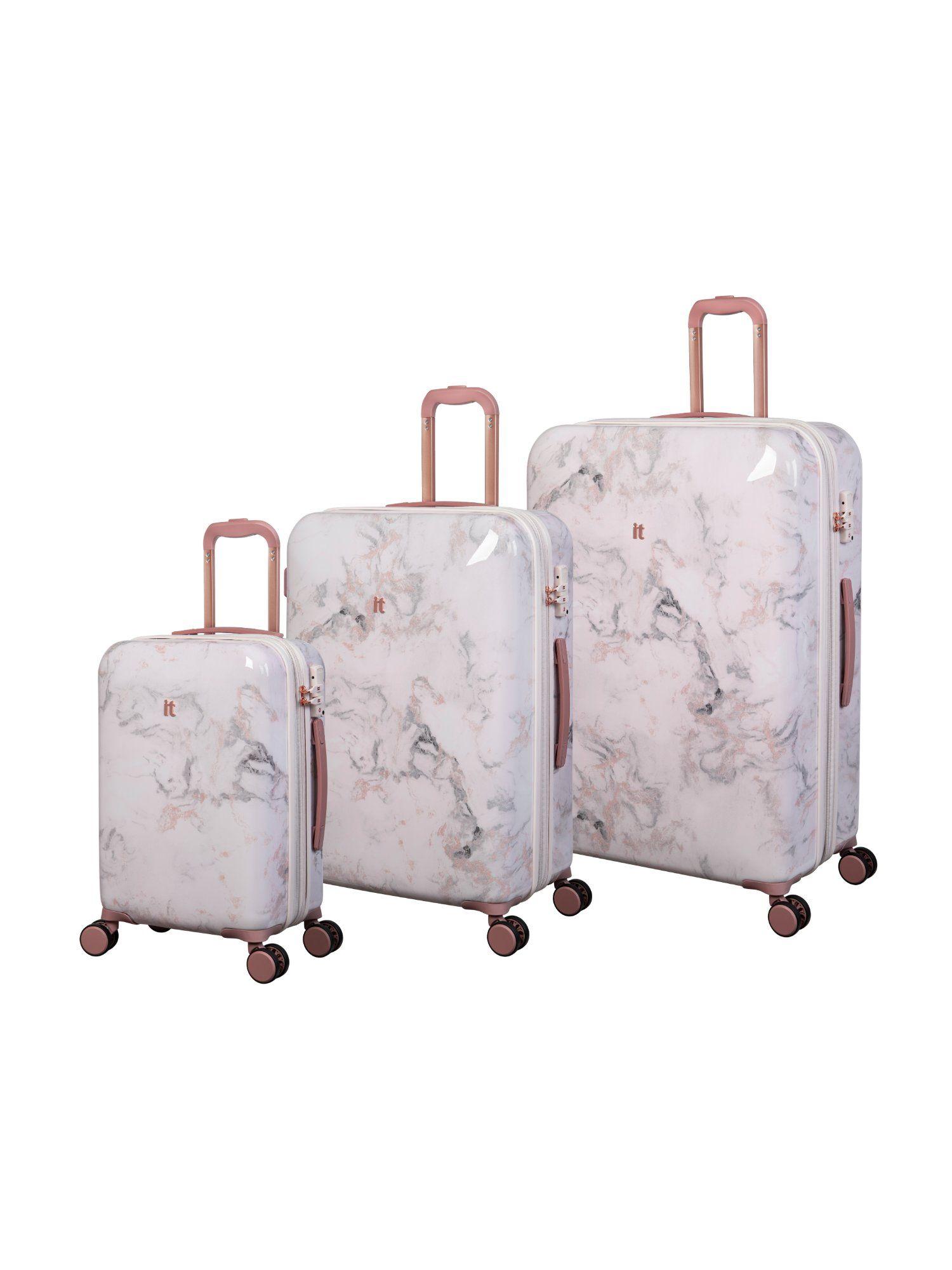 sheen marmo white trolley bag (pack of 3)