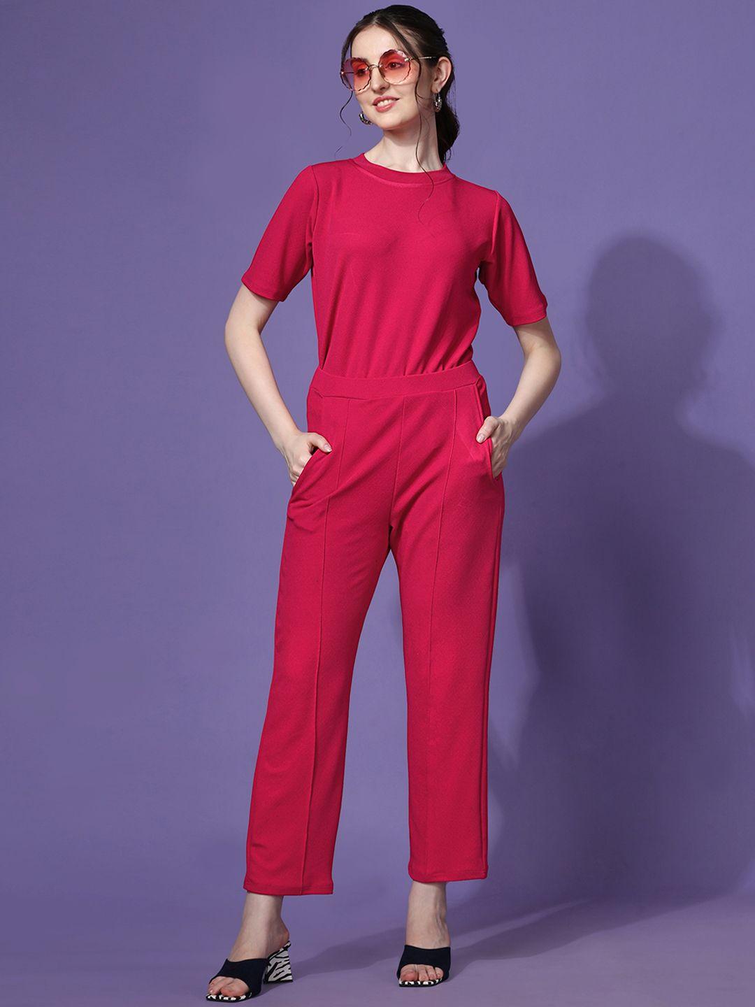 sheetal associates t-shirt with trousers co-ords