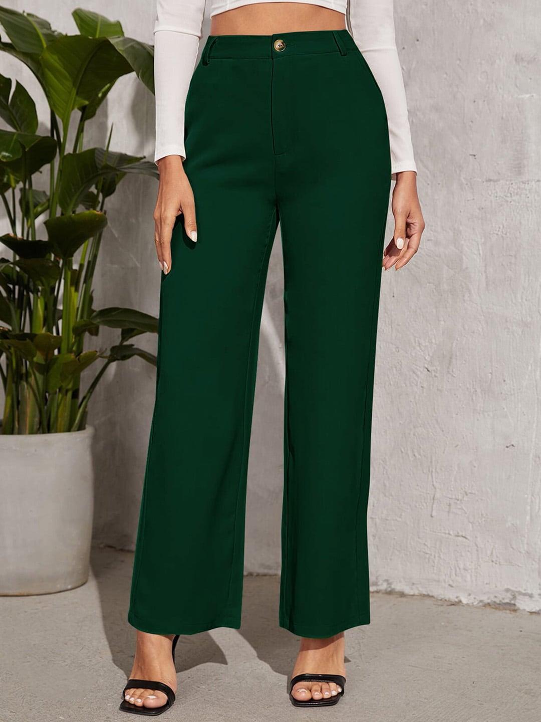 sheetal associates women norma straight fit high-rise parallel trousers