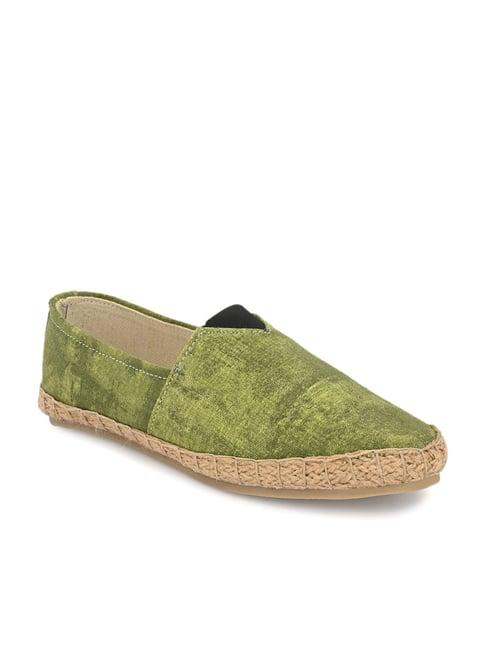 shences green espadrille shoes