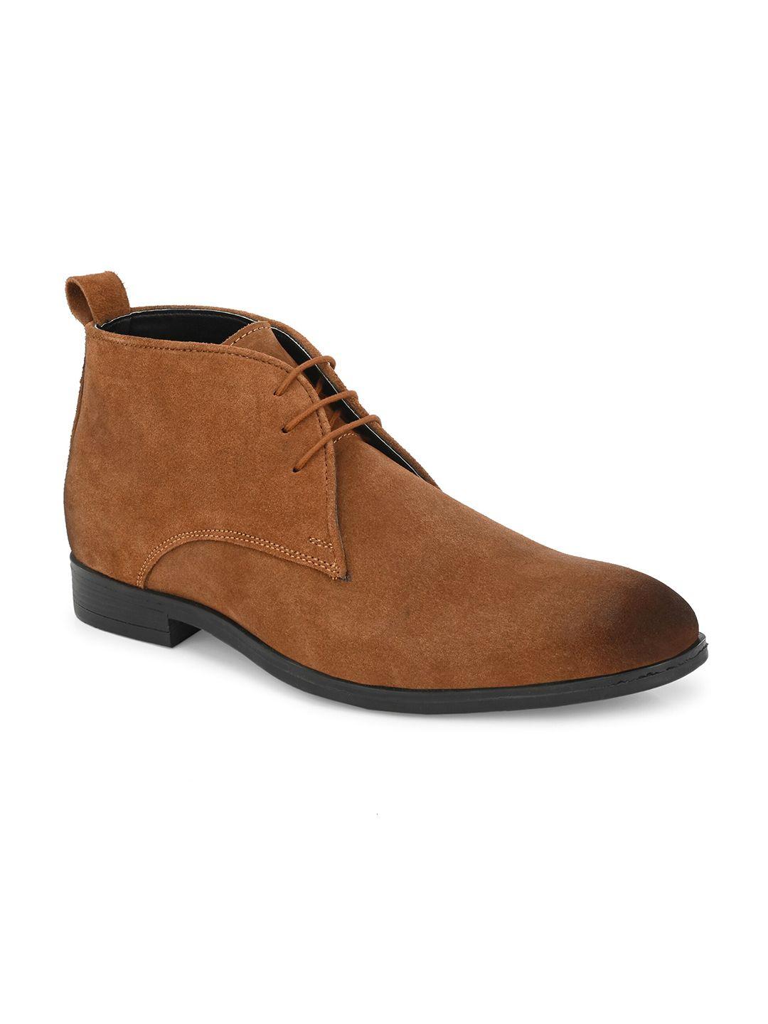 shences men comfort-fit desert boots