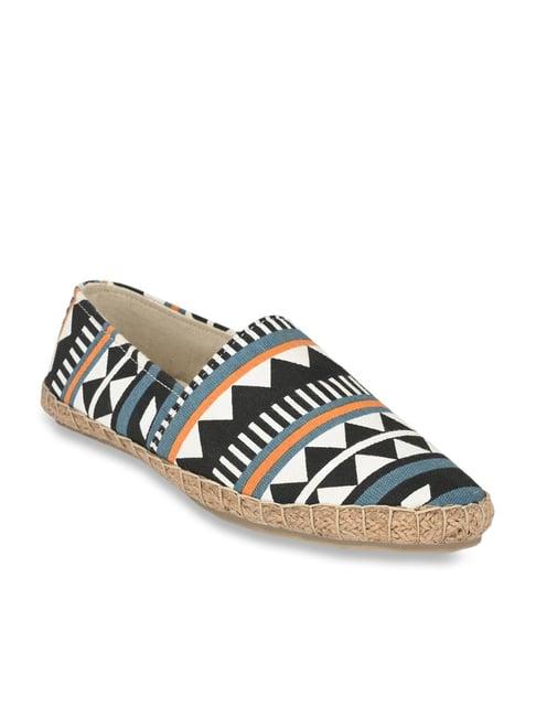 shences white & black espadrille shoes