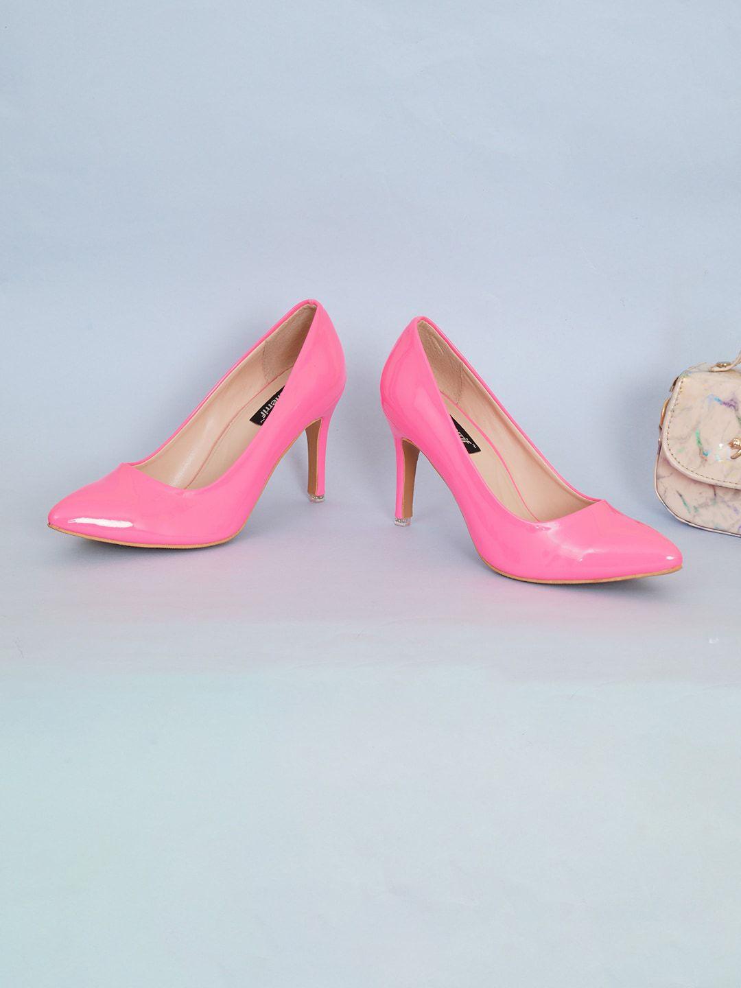 sherrif shoes pink party stiletto pumps