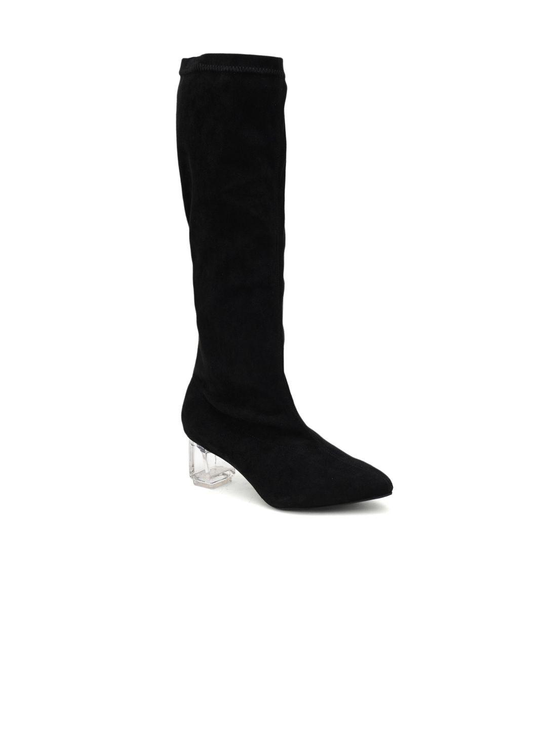 sherrif shoes women black regular boots