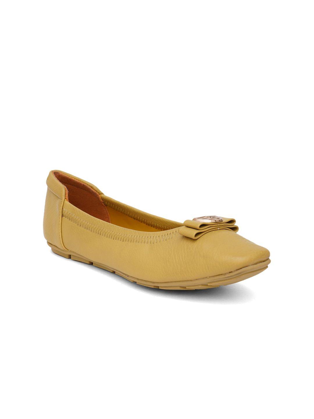 sherrif shoes women yellow open toe flats with bows