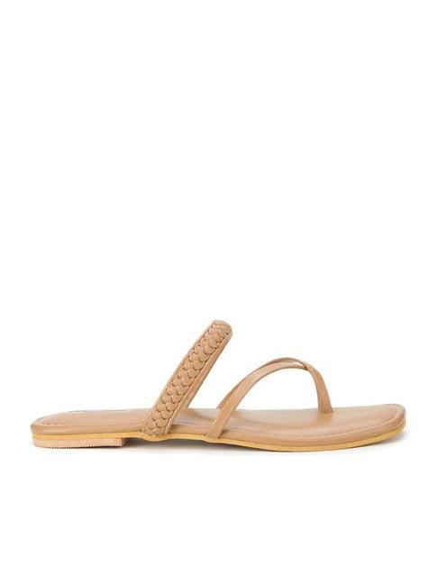 shezone  women's beige cross strap sandals