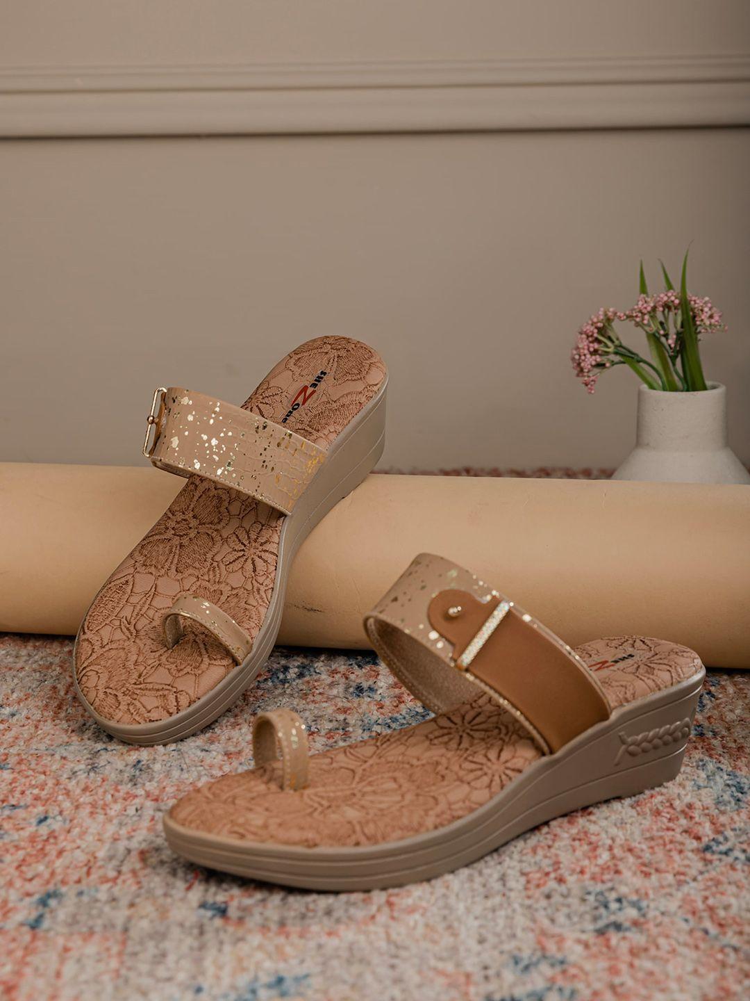 shezone beige block mules with buckles