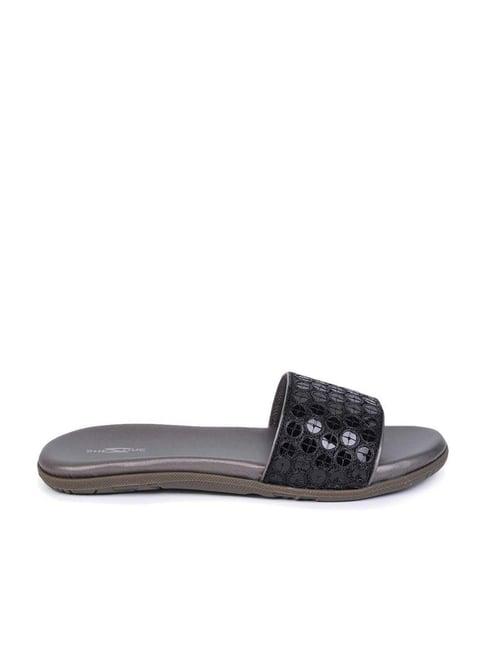 shezone black casual sandals