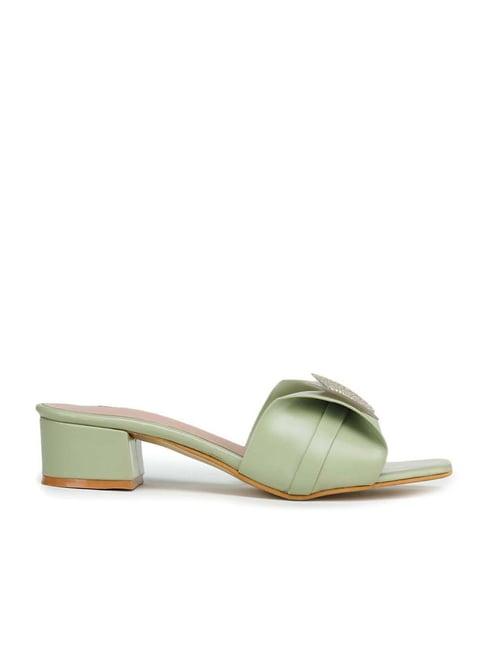 shezone green casual sandals