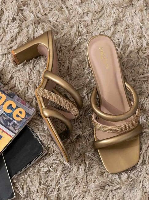 shezone women's copper casual sandals