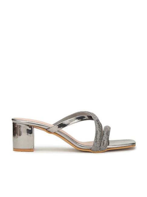 shezone women's grey cross strap sandals