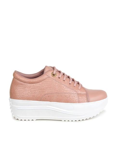 shezone women's peach sneakers