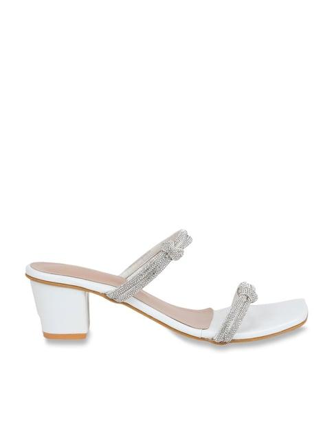 shezone women's white casual sandals