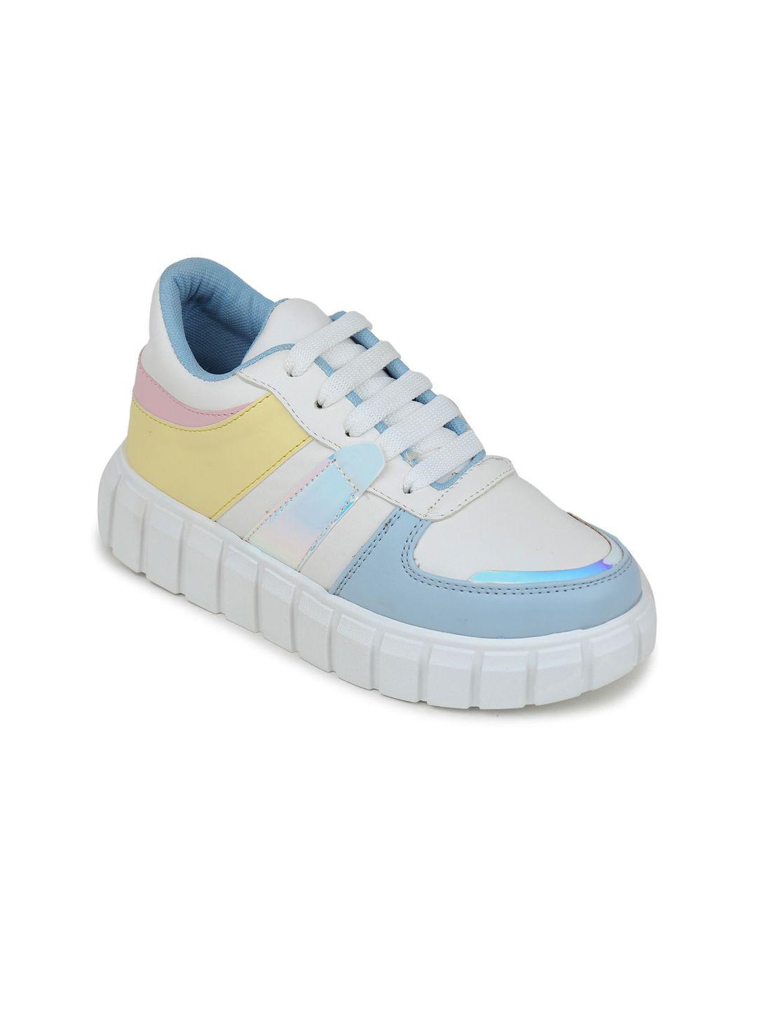 shezone women colourblocked lightweight sneakers