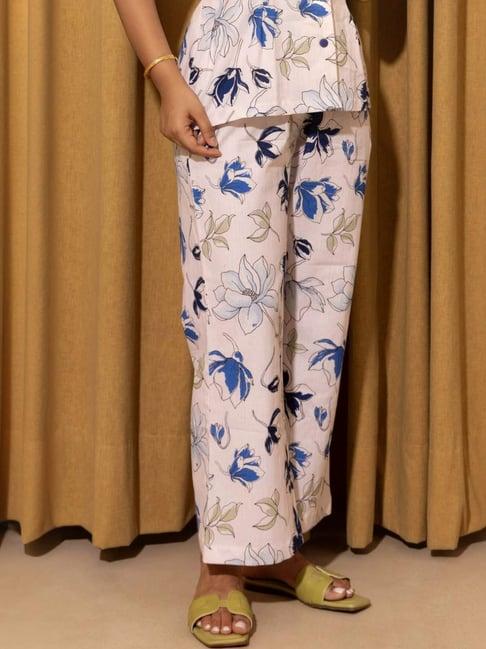 shibui blue bell print vivd vogue pant